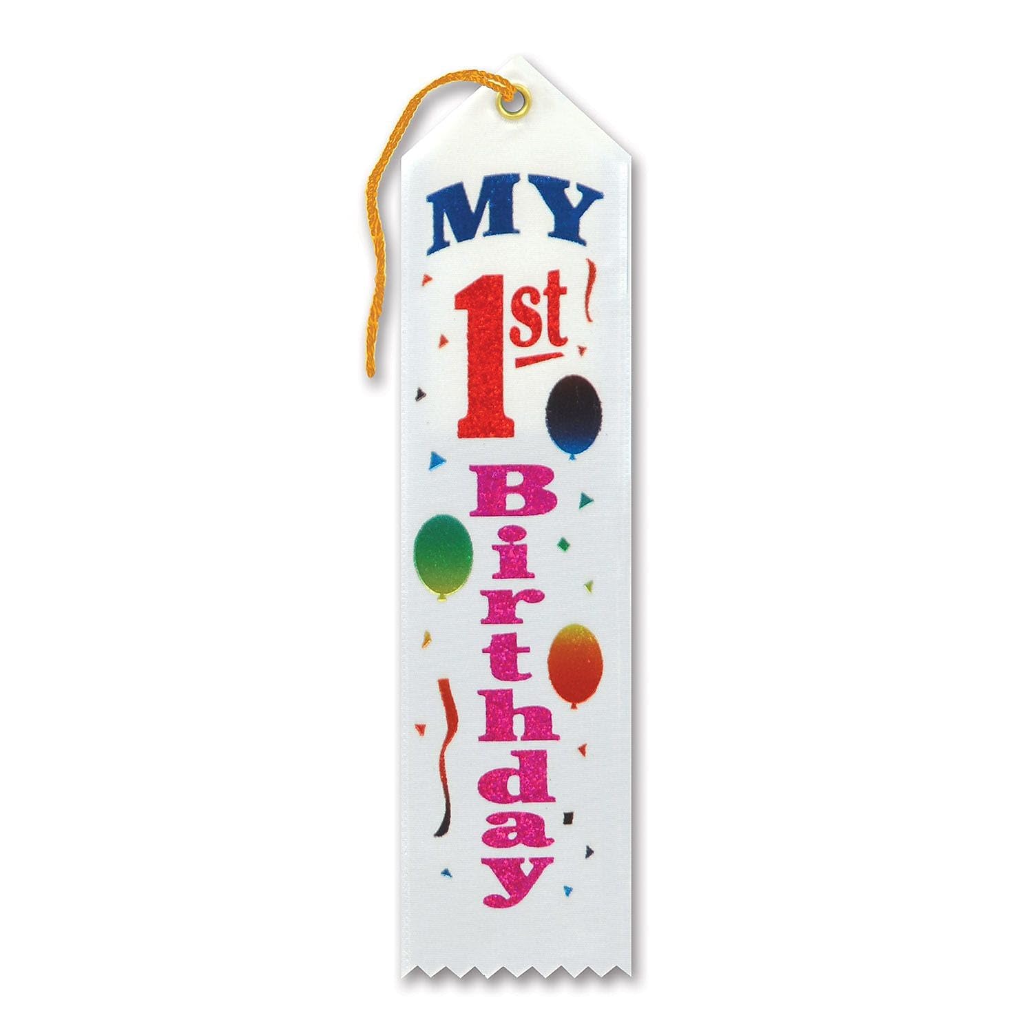Insigne My 1st Birthday Beistle souvenir précieux de sa première bougie