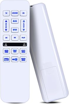 PZL Replacement Remote Control fit for Richmat HJH55 Adjustable Bed Base | for Mattress Firm 600/3000 Series, for Mlily, for Bedtech, for Innova NU203CB XF04R5N, for iDealbed 4i/c