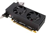 750 Carte Ti Graphics, 4GB GDDR5 128Bit Game Graphic avec ventilateur de refroidissement PCI Expression 3.0 X16 Interface DVI et HDMI Interface de sortie