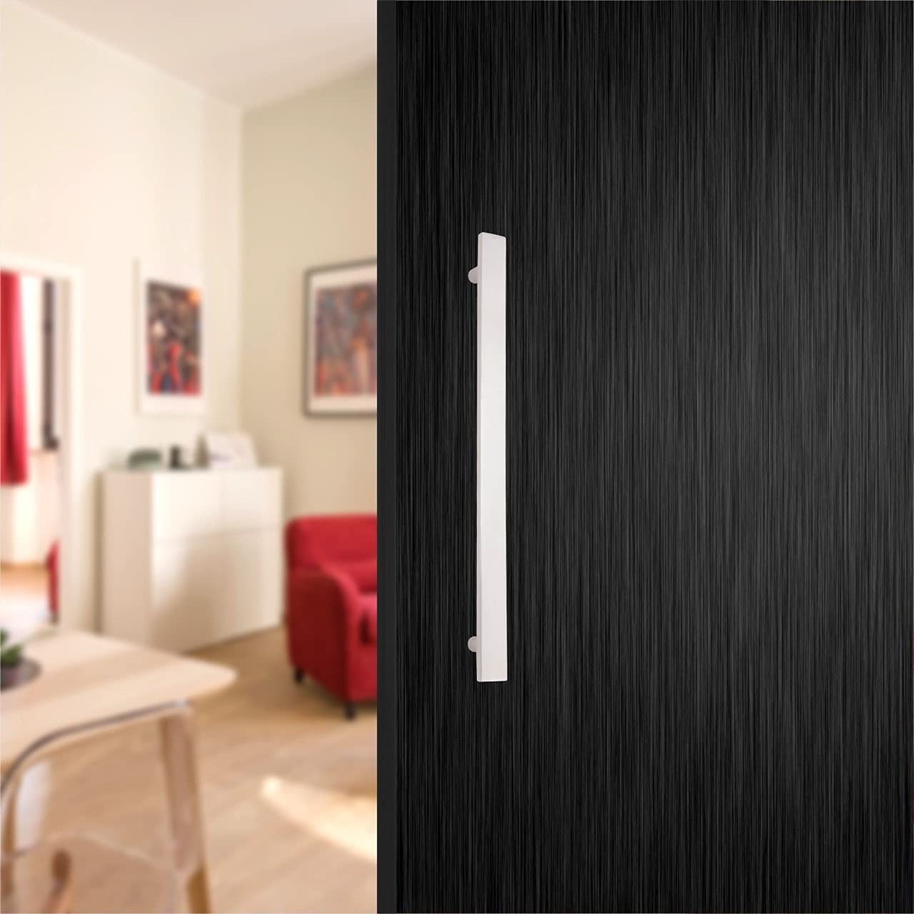 Atom 12 inches Steel Pull Handle | Silver Satin Finish | Door Handle | Office Cabinet Wardrobe Furniture Kitchen Drawer Push Bar, Phs08 (B08XVBHZSG) Amazon Price History, Amazon Price Tracker