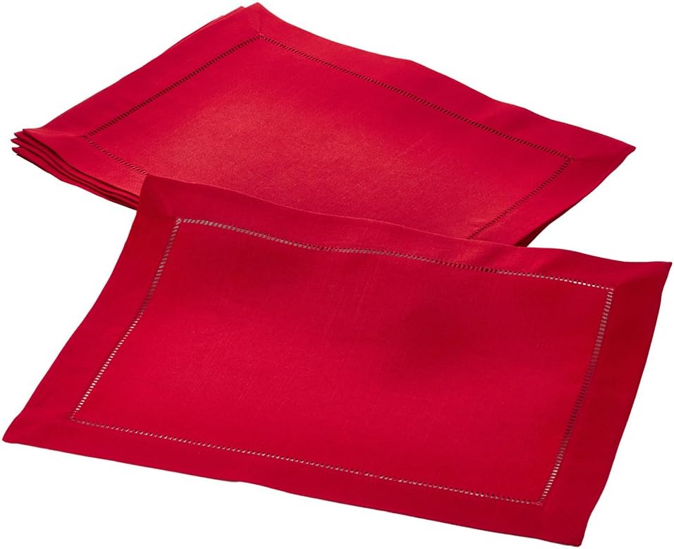 Fennco Styles Rochester Collection with Hemstitched Border Table Runner - 3 Sizes (16" W x 120" L)