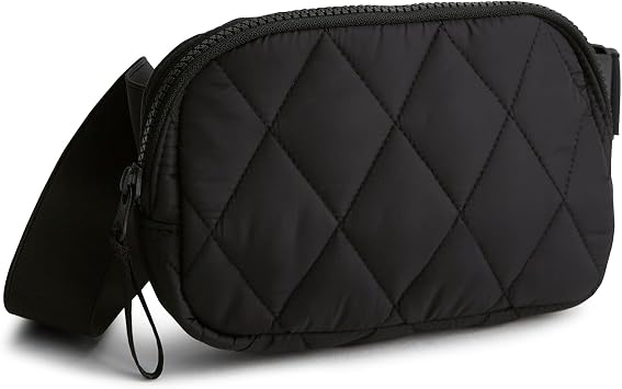 Vera Bradley Womens Featherweight Woodward Small Belt Bag, Moonless Night, One Size