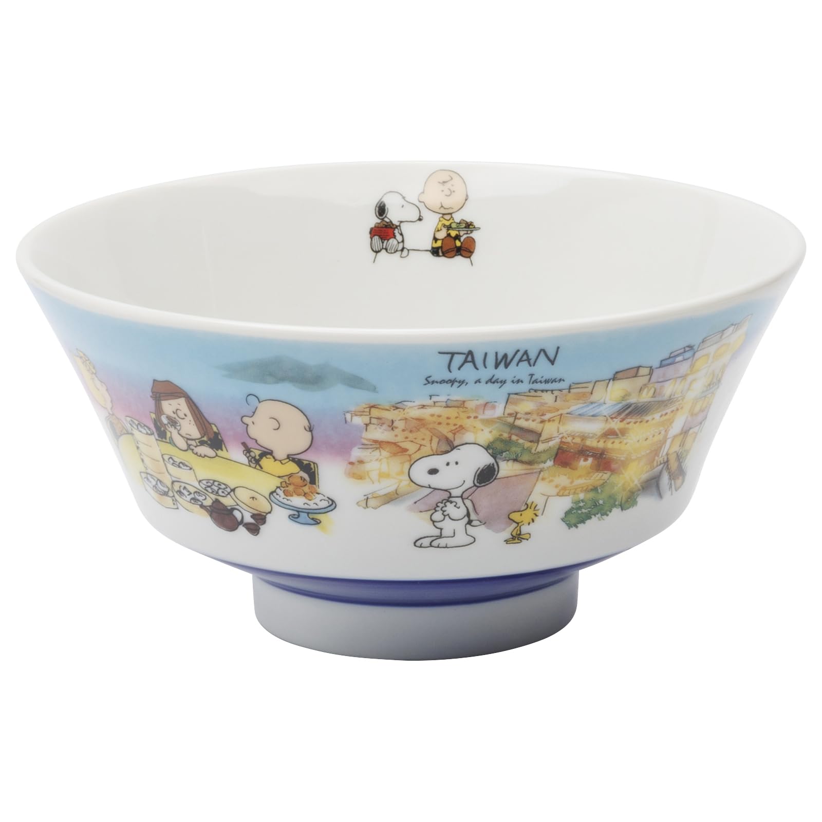 ノベルティSNOOPYフルコンプ「全国おいしいもの＆ワールドグルメ」レア！ Amazon.com: Peanuts 889738 Snoopy World Travel Taiwan Ramen Bowl
