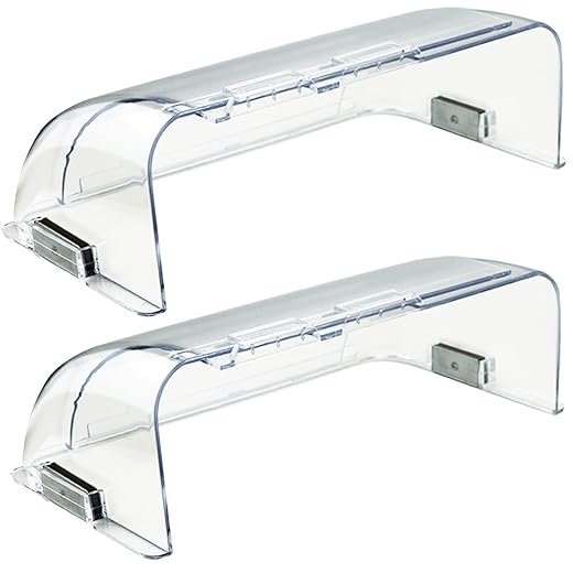 Heating & Air Vent Deflector for Vents, Sidewall, Ceiling, Floor Registers - Adjust Between 9"-14", Magnetic Vent Covers for Air Conditioning, Heat, AC, Floor, Under Furniture (2 Pack Clear)