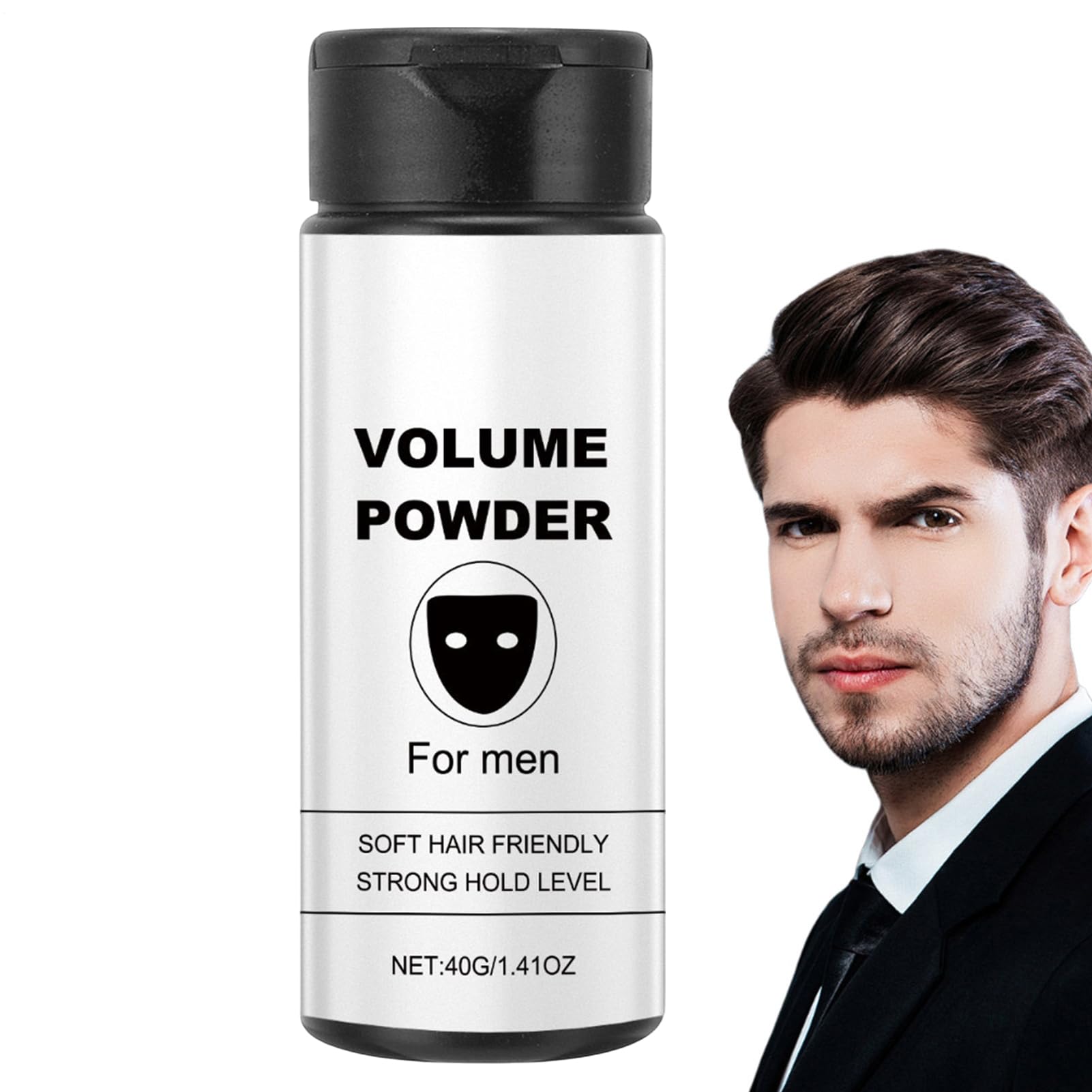 Portable Hair Texture Powder Men Adds Natural Volume Style Easy Application Professional Grooming Ideal for Travel Business Meetings
