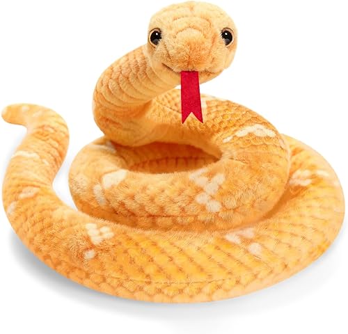 Miniatura 71 de Peluche de serpiente, animal de serpiente de peluche, serpientes de juguete pequeñas de 27 pulgadas para niños, serpiente de peluche gigante