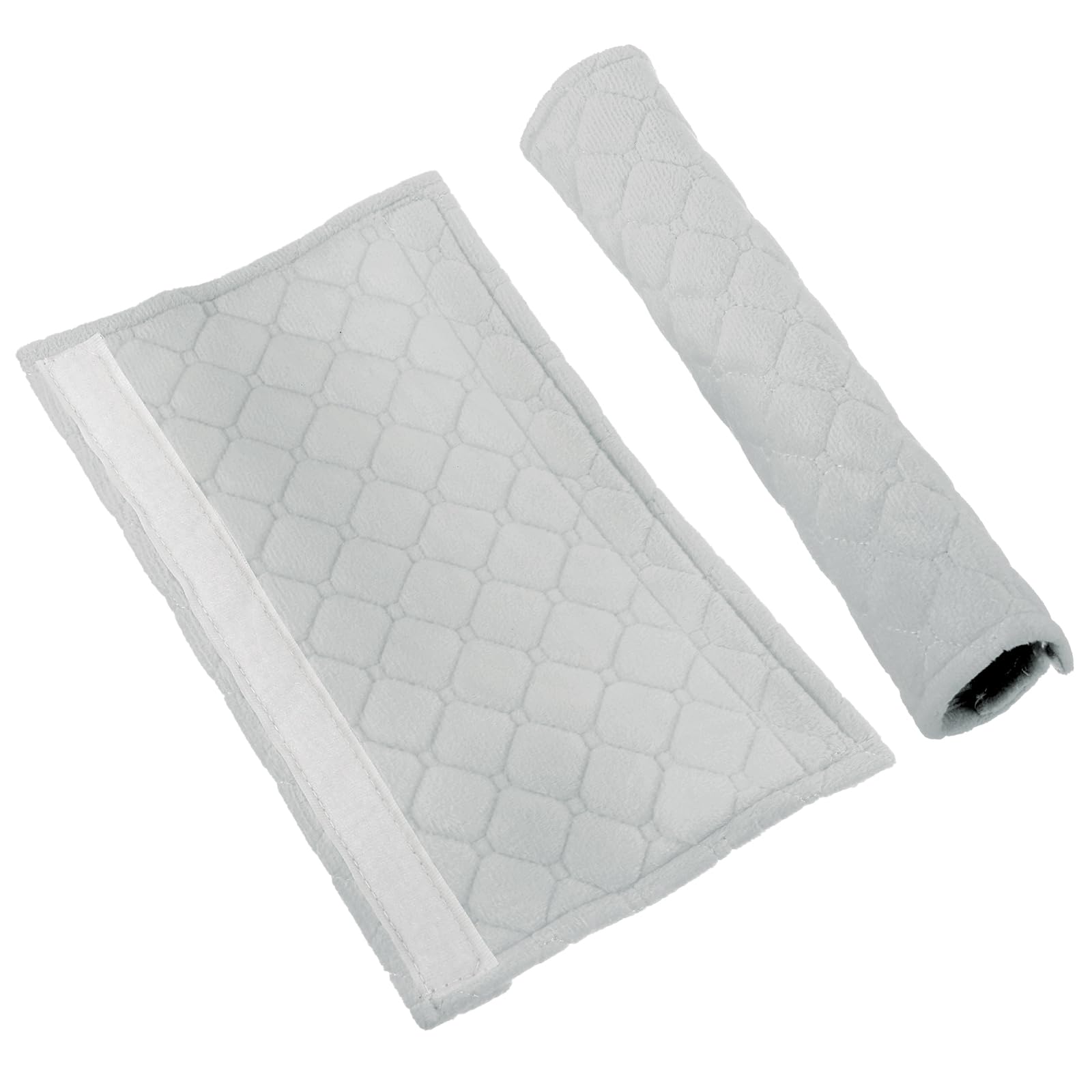 Housse poignée réfrigérateur four lave-vaisselle en fibre polyester grise lot de 2