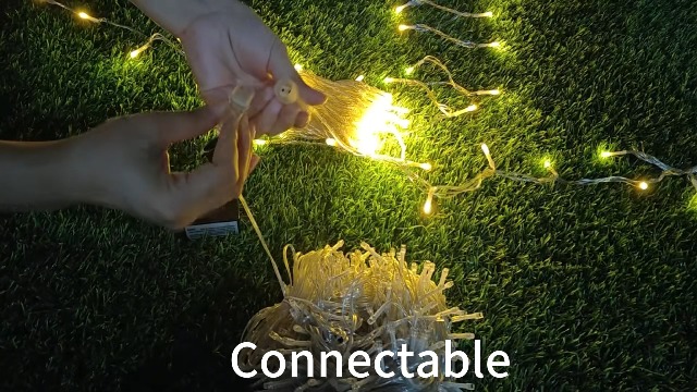 210 LEDs Warm White LED String Lights – 70FT Transparent Wire, Waterproof & Connectable Christmas Tree Lights for Indoor Outdoor Holiday Décor - Image 8