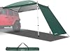 Car Awning Camping Tent, Waterproof Car Awning Sun Shelter with Awning Wall Extension, Pop Up Camper Awning for SUV Truck Van RV Campers and More Grey