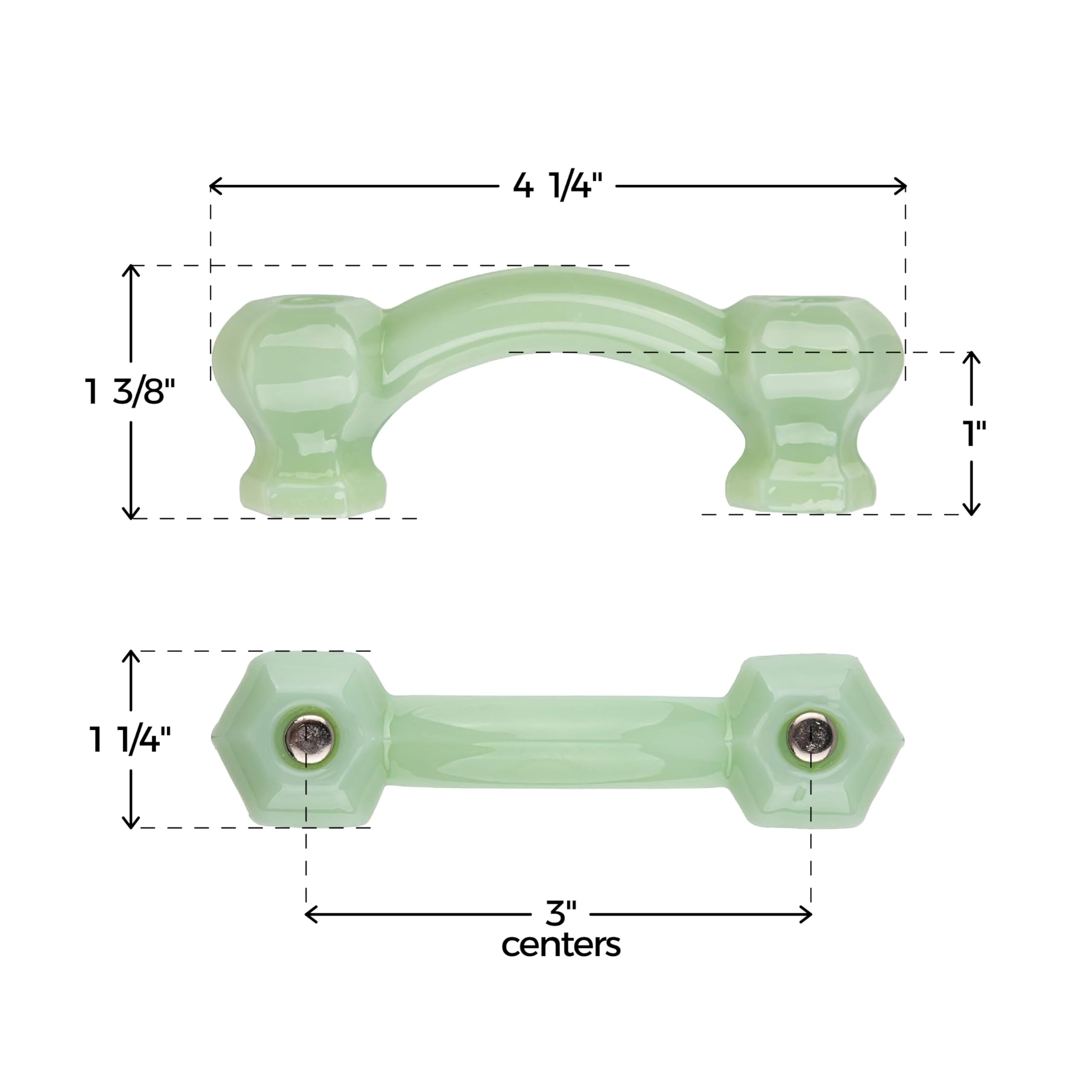 Amazon.co.jp: k-58g Hexagonalミルクグリーンウランガラスガラス 