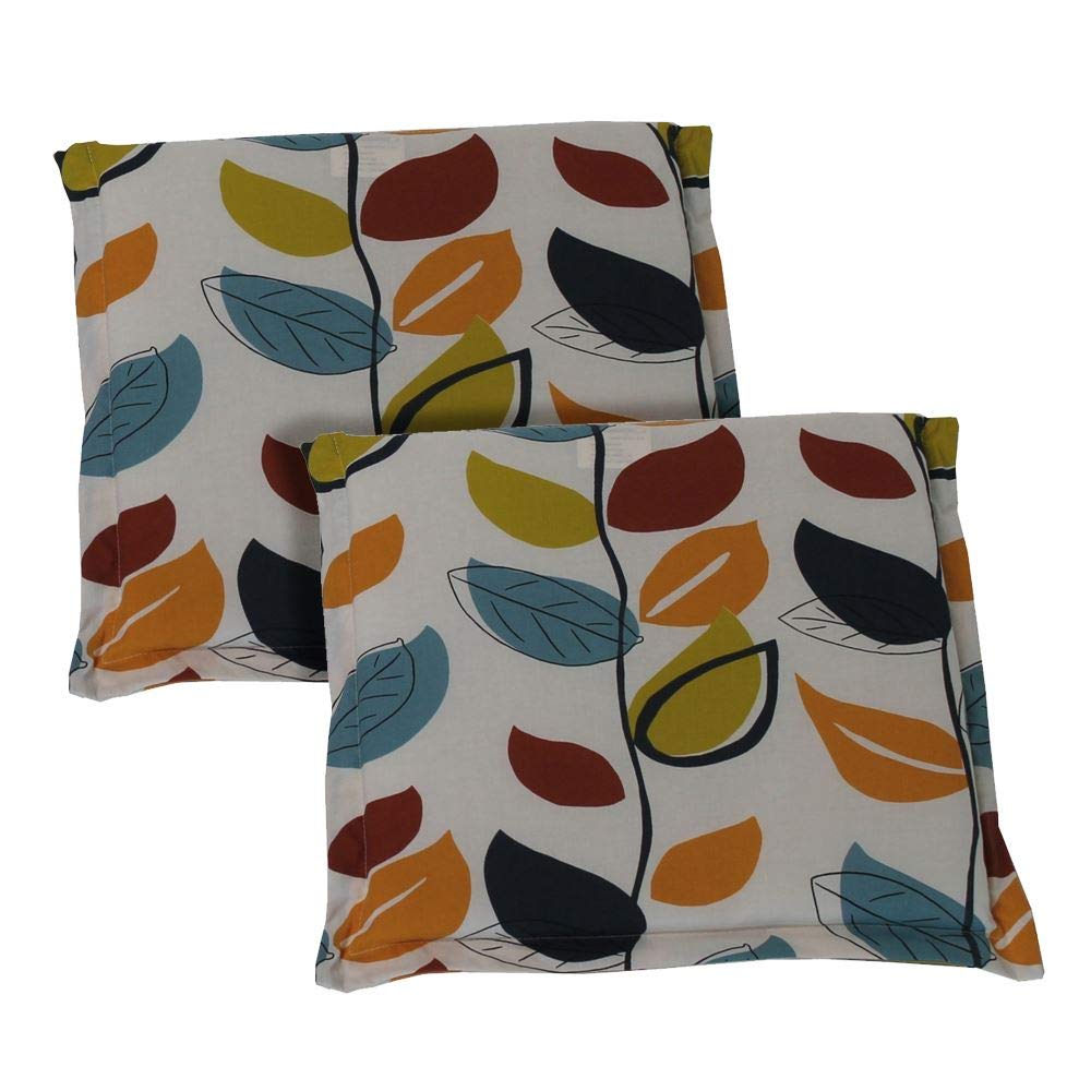 Valanced Seat Pad Autumn Leaf