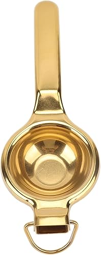Miniatura 2 de Exprimidor de limón de acero inoxidable, exprimidor ergonómico de mano con mango ultralargo y elevación para la cocina (dorado)