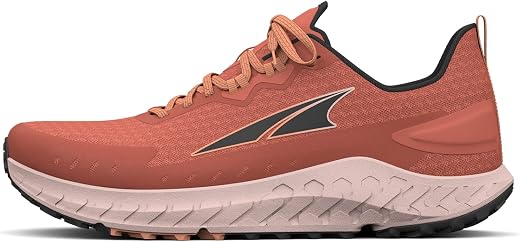 ALTRA Women's AL0A7R72 Outroad Trail Running Shoe, Red/Orange, 7.5