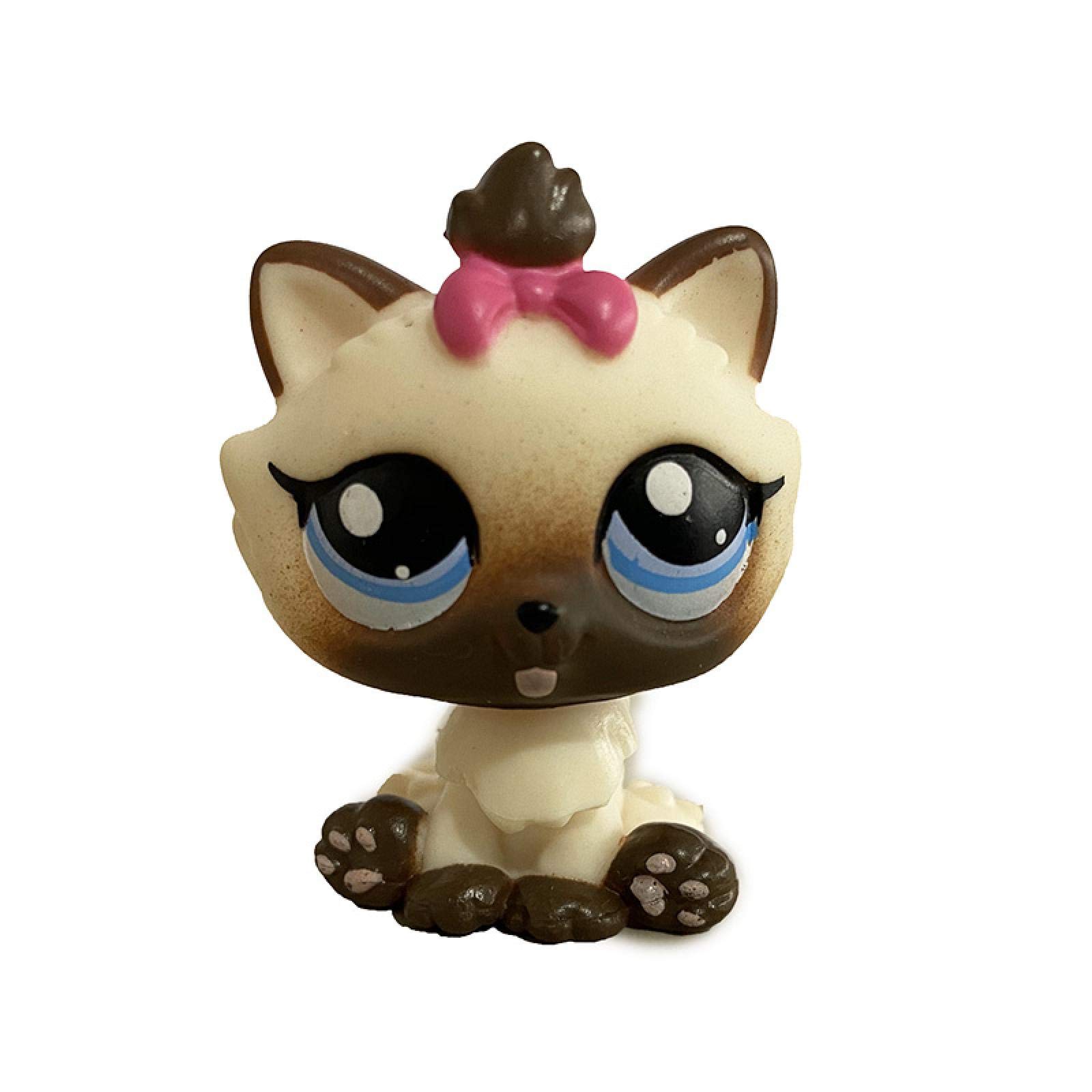 Jiyantang Lps Pet Shop Toys Original Animal Persian Yellow Cat