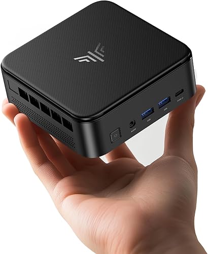 Miniatura 10 de KAMRUI Mini PC E3B 11 Pro AMD Ryzen V2748 (Beat R7 5825U/R5 6650H/R5 7430U, hasta 4.3 GHz), mini computadora de escritorio 16 GB DDR4 512 GB SSD,