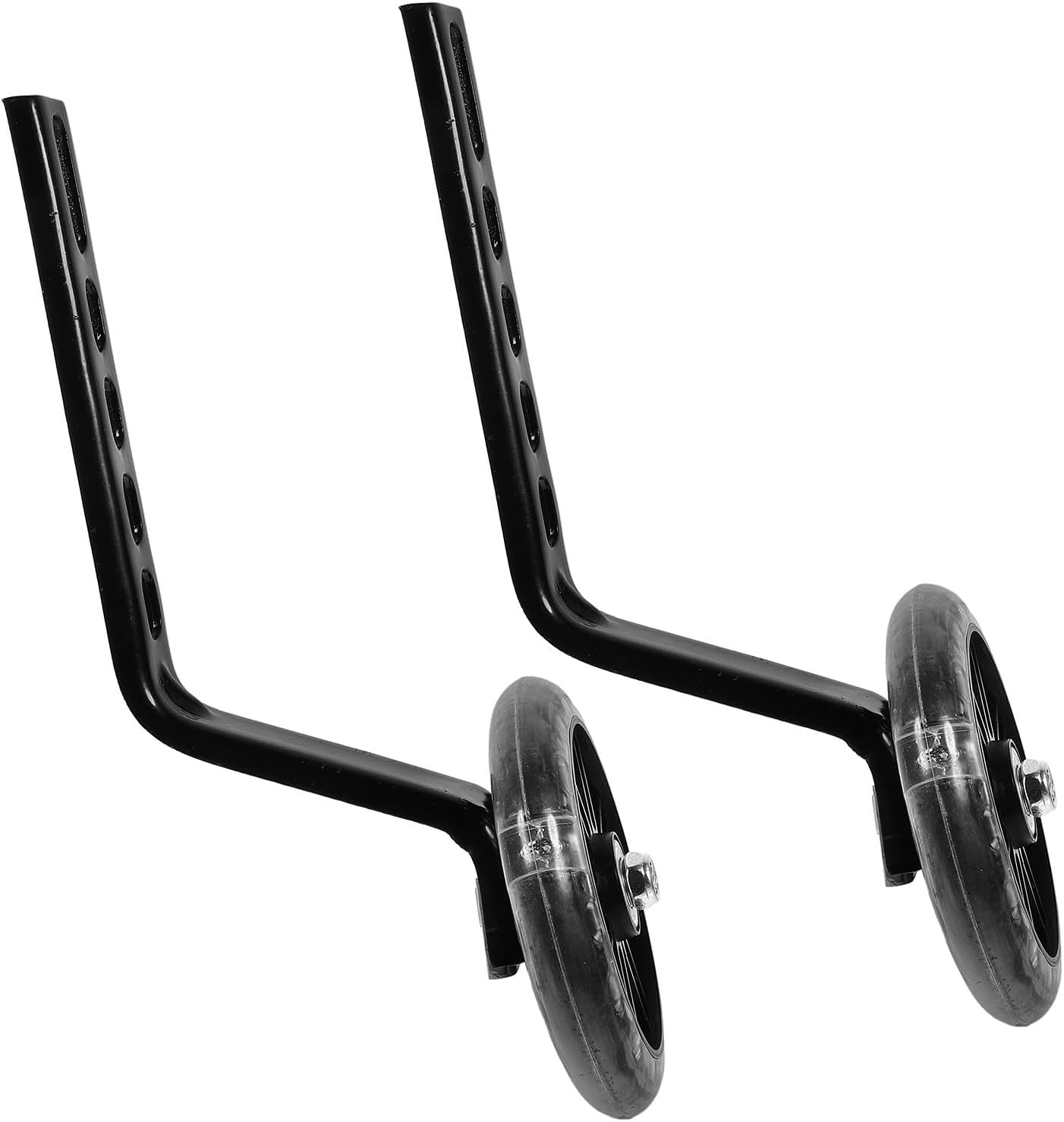 Training Wheels for Bike, 1 Pair Replaceable Bike Stabilizers with Adjustable Black Mounts, Auxiliary Bicycle Wheels for ’s Balance and Safety