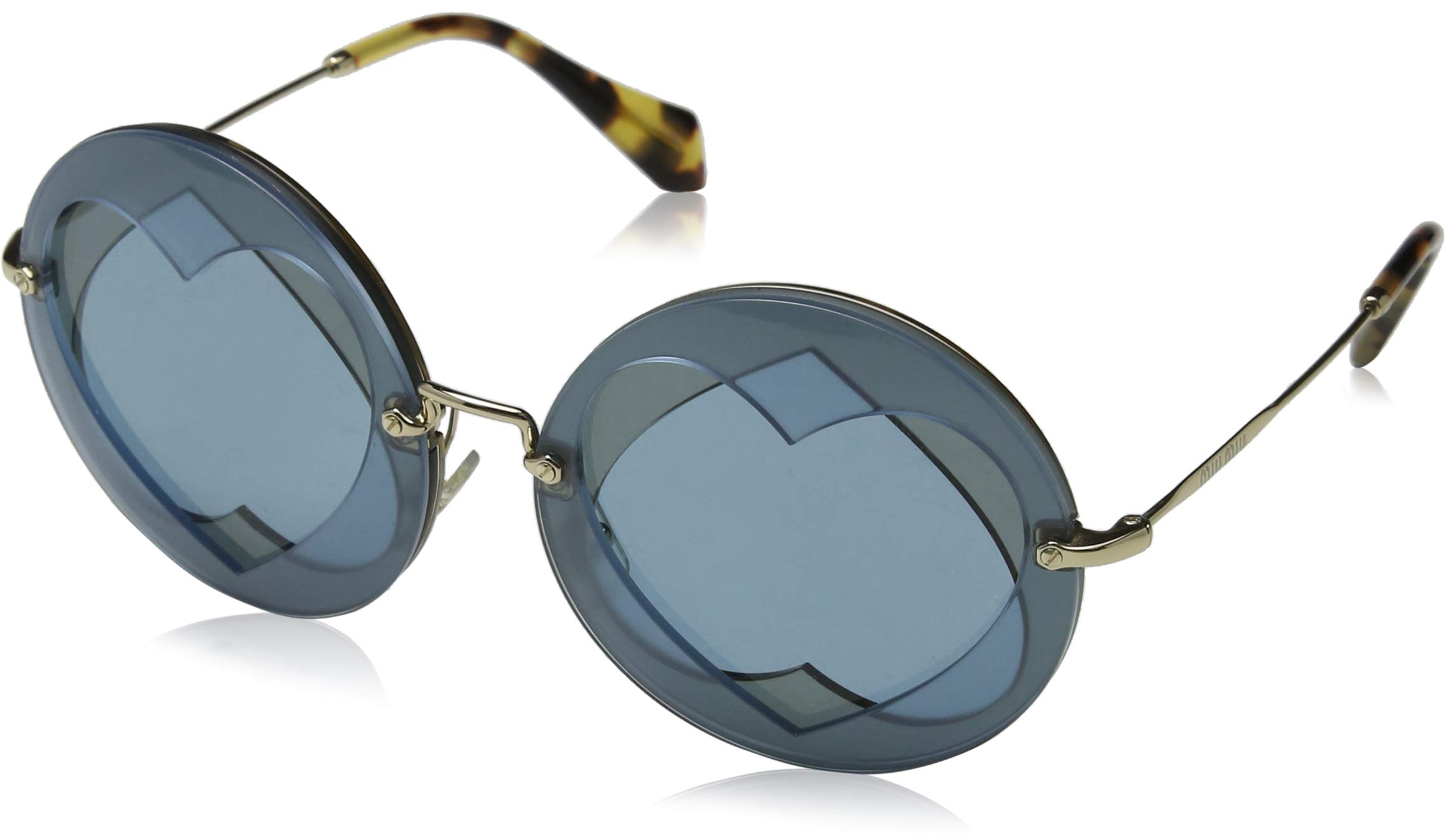 Miu Miu OVER LAPPING GAME SMU01S AZURE/BLUE women Sunglasses  display picture 1