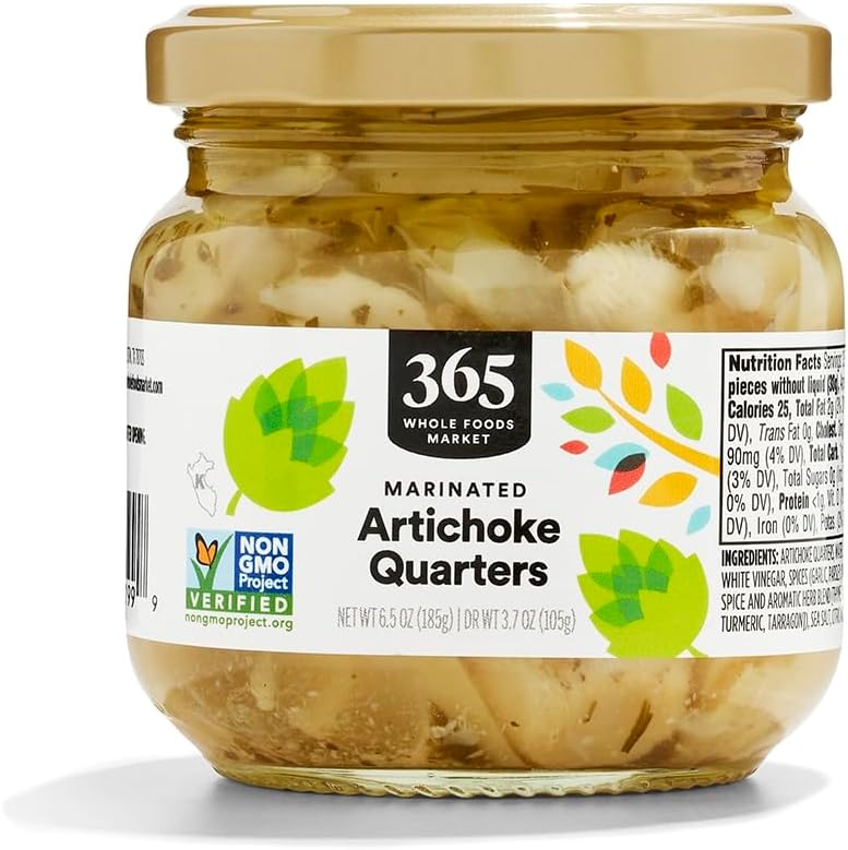 365 by Whole Foods Market, Marinated Artichoke Quarters, 6.5 oz