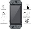 يعمل واقي شاشة منتجات TNP (حزمتان) مع Nintendo Switch - ملحق غطاء واقي شاشة الزجاج المقسى للتبديل ، صلابة 9H ، مقاومة للخدش ، وضوح ممتاز ، تركيب خال من الفقاعات