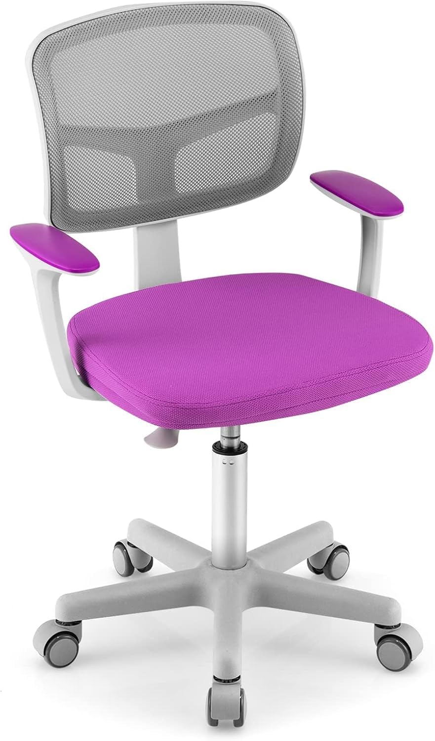 Chaise de bureau pour enfants FANTASK violette évitant les mauvaises postures assis