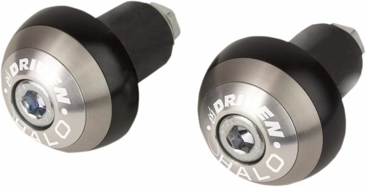 Driven Racing DHBEWSL Halo Bar Ends - Silver