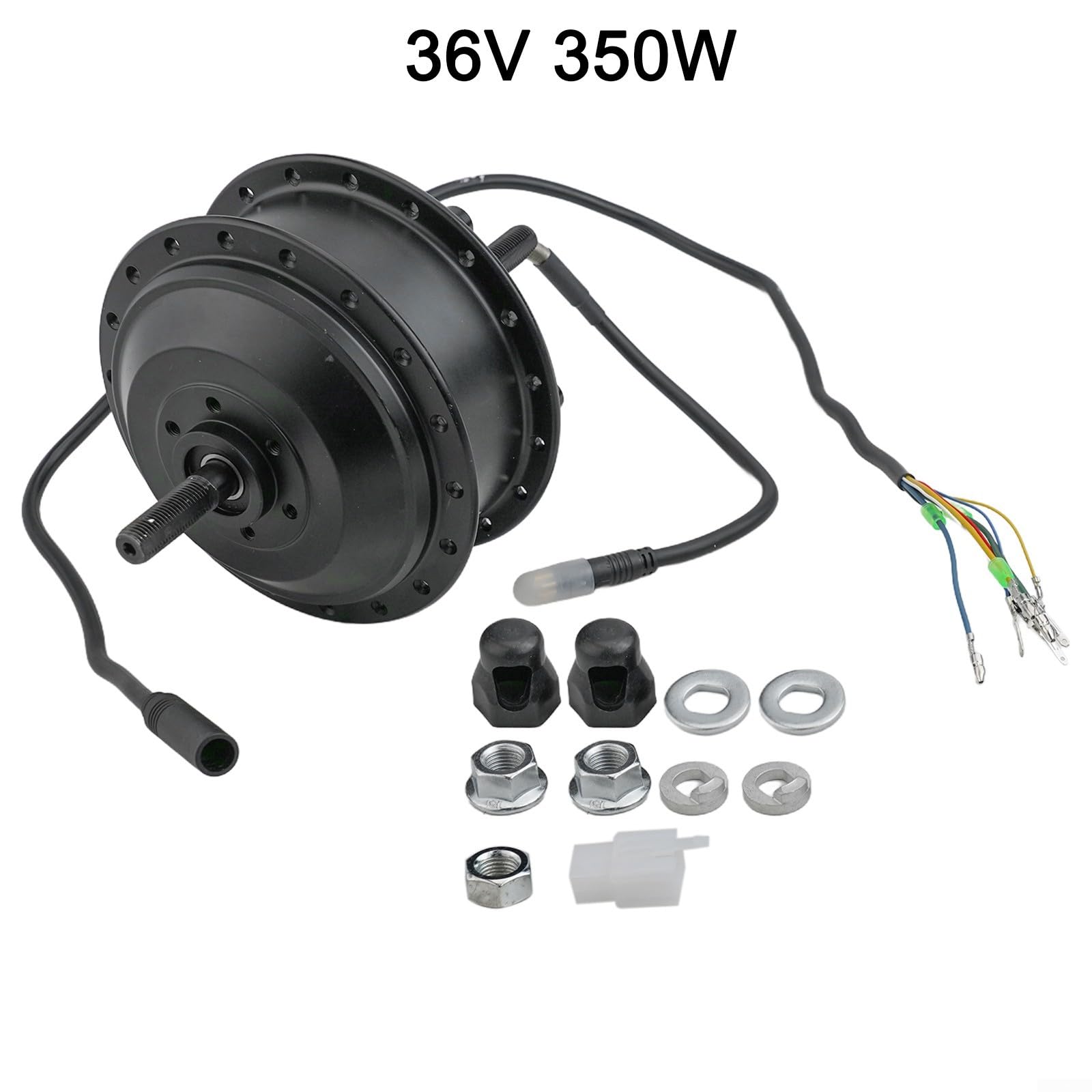 36 V/48 V 250 W bezszczotkowy silnik piasty tylnego koła roweru elektrycznego z 36 otworami na szprychy do widelca 135 mm 175 mm 195 mm MTB lub Fat Bike, pasuje do felg 18/20/24/26/27,5 cala
