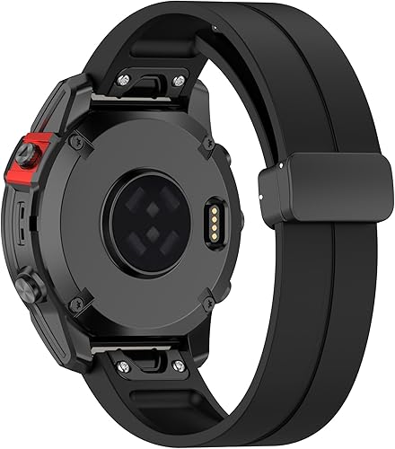 Miniatura 2 de Correa de silicona de 0.866 pulgadas de ajuste rápido y fácil compatible con Garmin Fenix 5Fenix 5 PlusFenix 6Fenix 6 ProFenix 7, correa de repuesto
