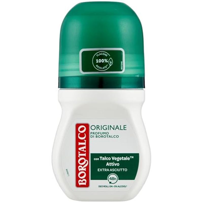 Desodorante roll-on Borotalco Original Microtalc, 50 mL, Pacote com 2