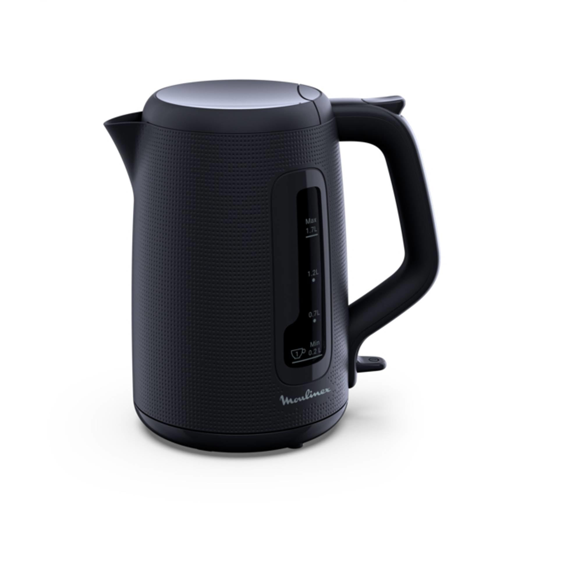 Bouilloire sans fil 1.7L à ébullition rapide 2400W avec socle 360°