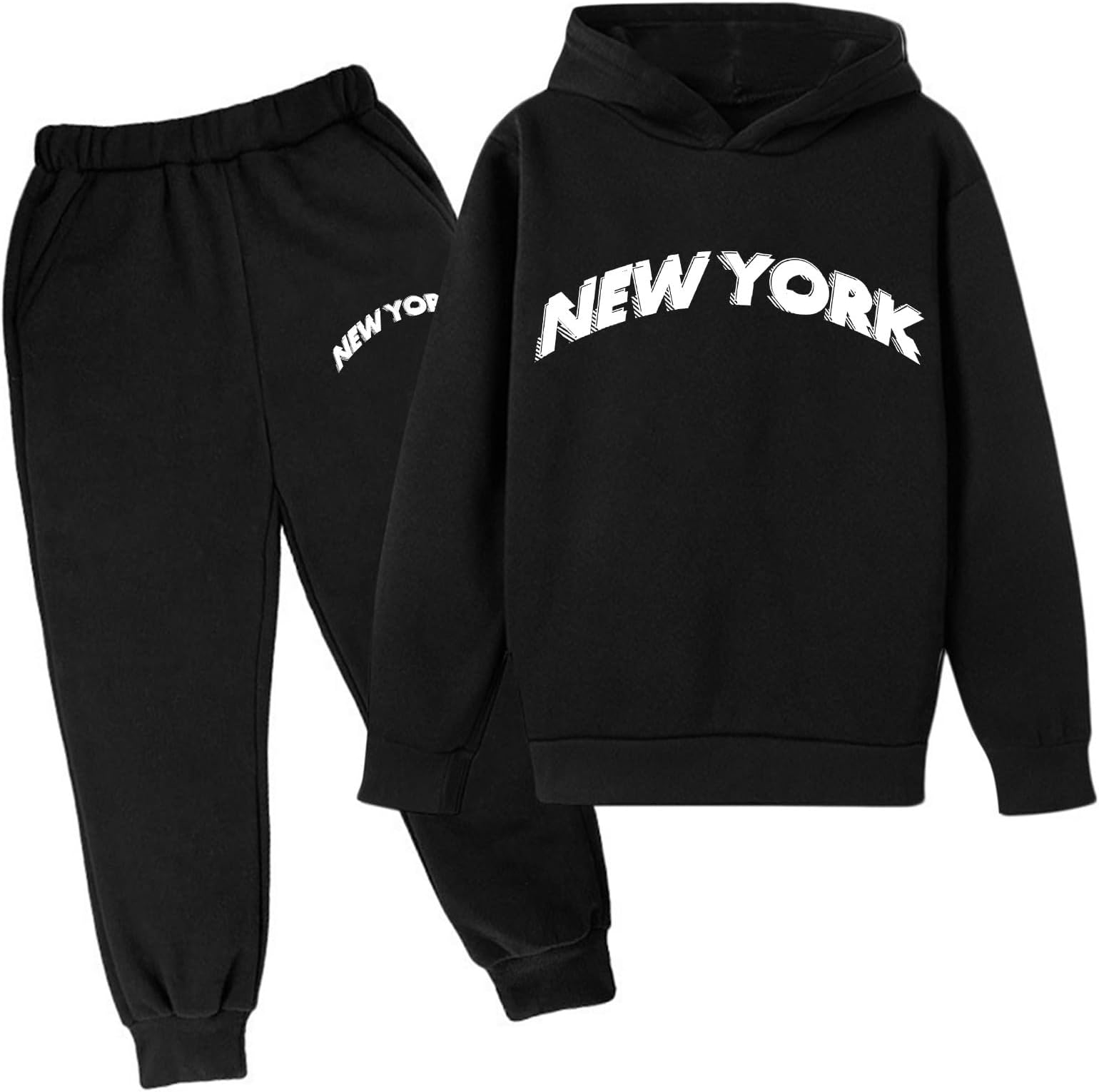 Tracksuit Kids Boys Jogging Suit Tracksuit Sports Suit Set Long Sleeve Outfit Kids Hoodie Jumper Sweatshirt Jogging Pants Set Popular Printed Hoodie Set on Underwear Casual with