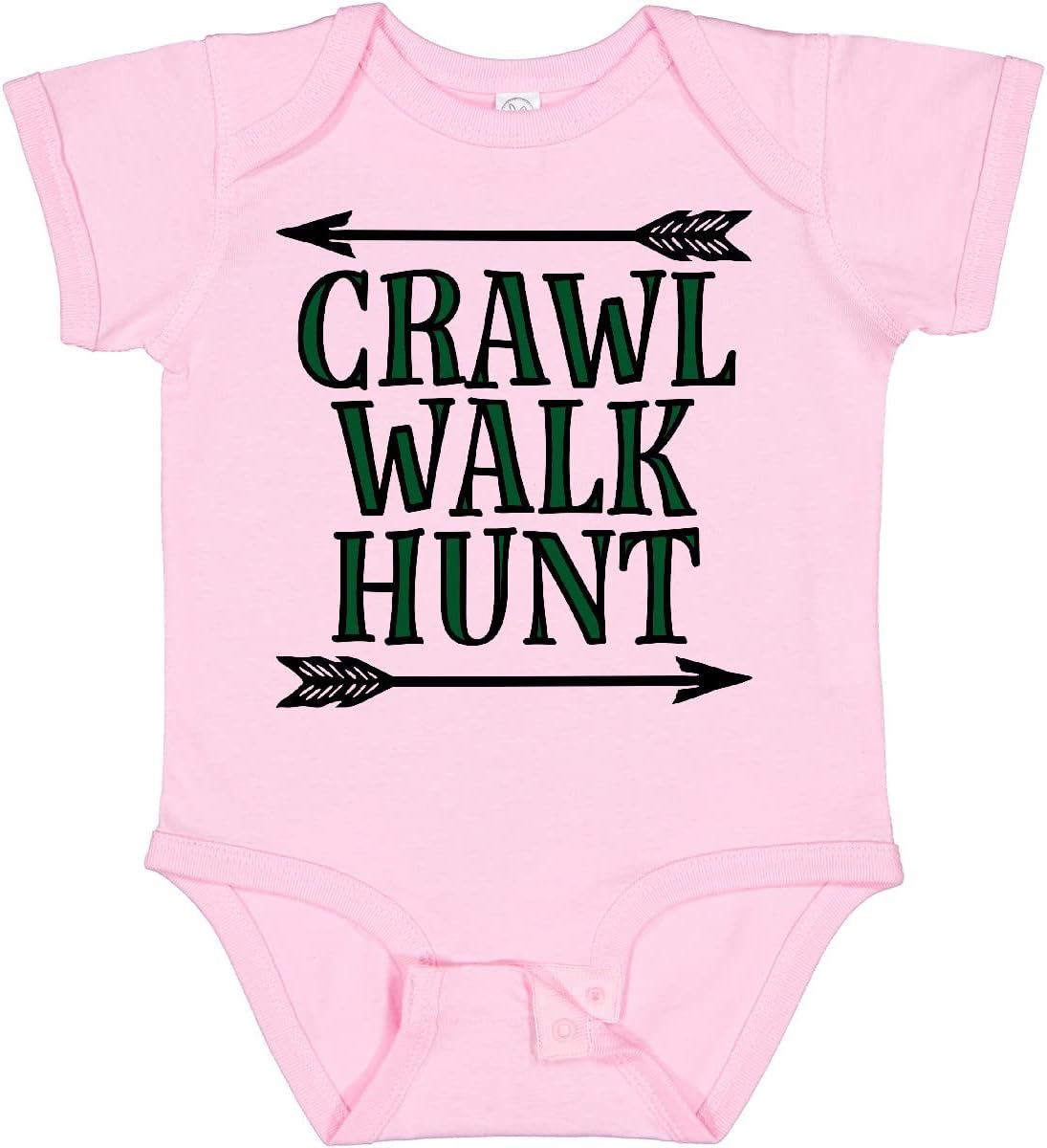 inktastic Bow Hunting Crawl Walk Hunt Baby Bodysuit