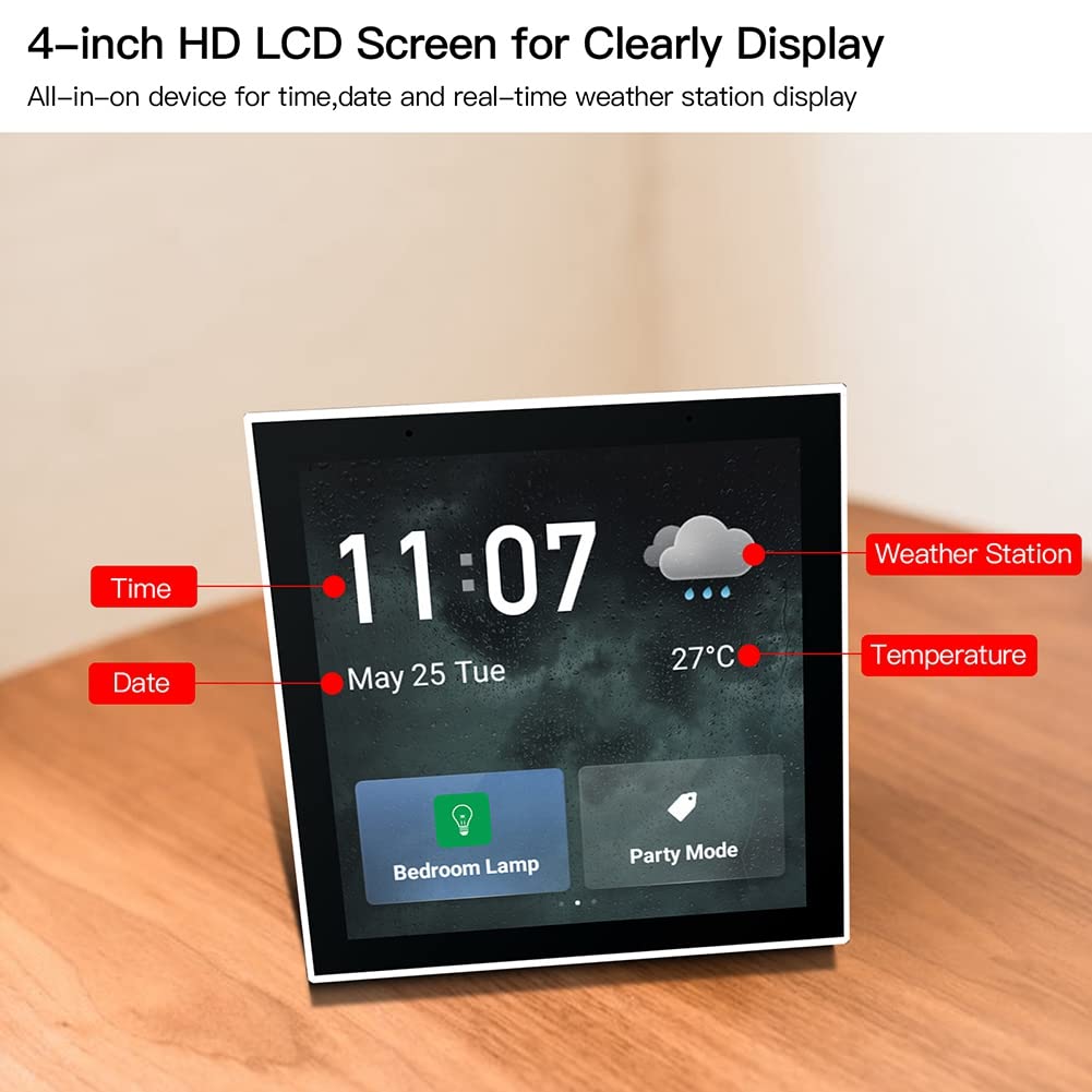 Tuya Pannello di controllo Smart Home Pannello di controllo multifunzione Pannello di controllo Touch Screen per scene intelligenti Smart