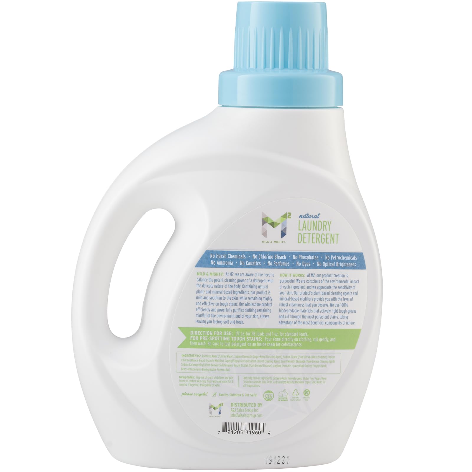 Amazon.com: Natural Plant-Based Laundry Detergent Cleaning Power