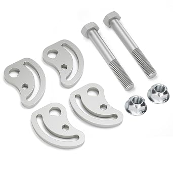 KSP Caster/Camber Bolt Kit Adjusting 1.5 Compatible with Silverado Sierra 1500 2500,Yukon Express Savana 1500 2500 Hummer H2 H3, Work On Most Chevy GMC Control Arm| Including Bolts,Cams and Nuts