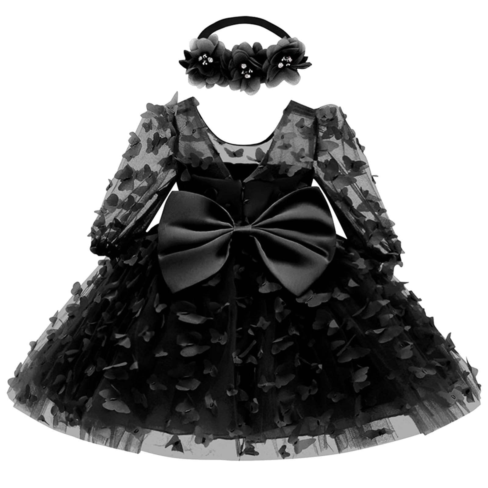 Amazon.com: Infant Girls Dress Long Sleeve Flower Prints Birthday Princess Girl Wedding Dress for Newborn (Black, 6-12 Months) : Clothing, Shoes & Jewelry Amazon.com: Infant Girls Dress Long Sleeve Flower Prints Birthday Princess Girl Wedding Dress for Newborn (Black, 6-12 Months) : Clothing, Shoes & Jewelry