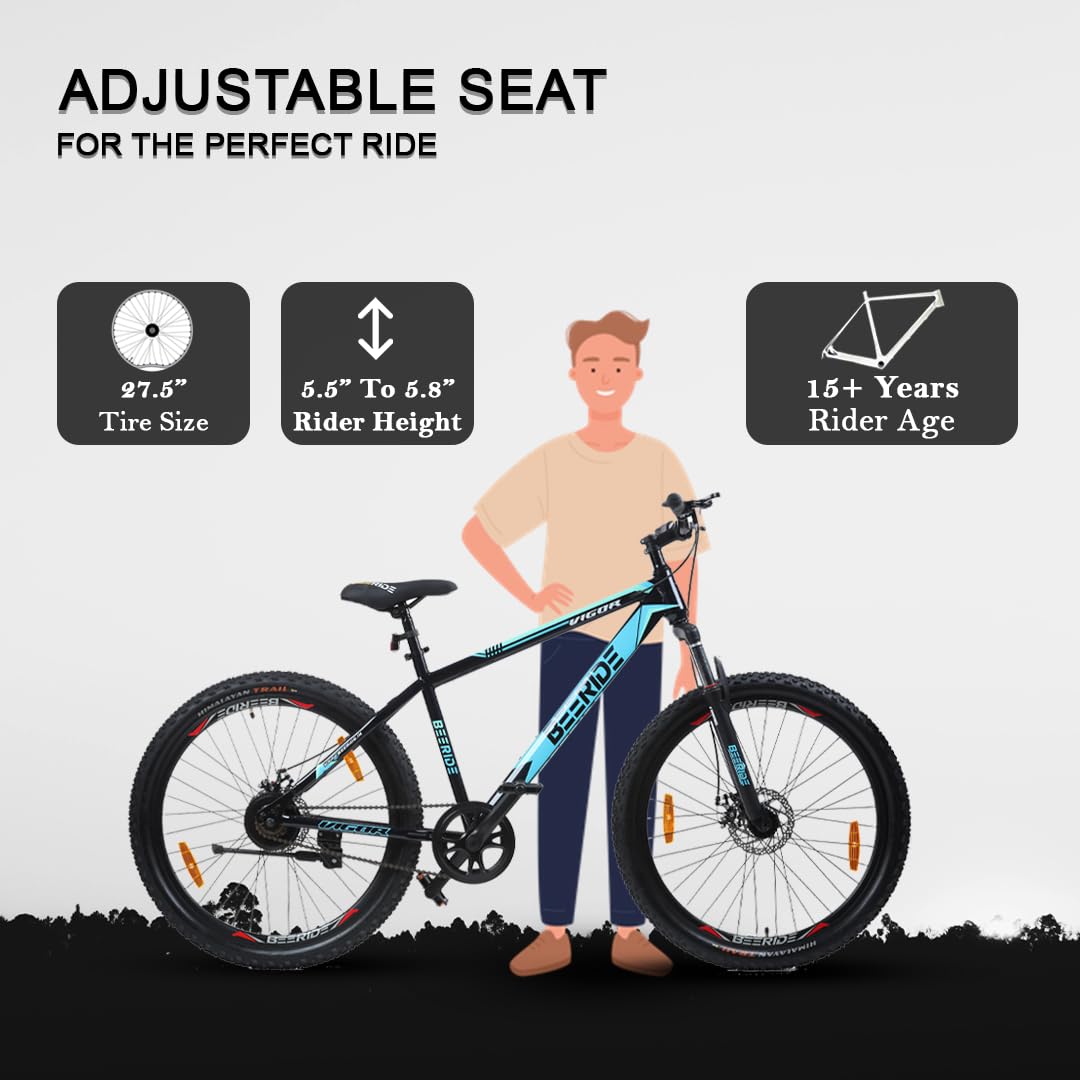 BEERIDE -Vigor 26T Mountain Bike/Alloy Steel Frame/Single Speed