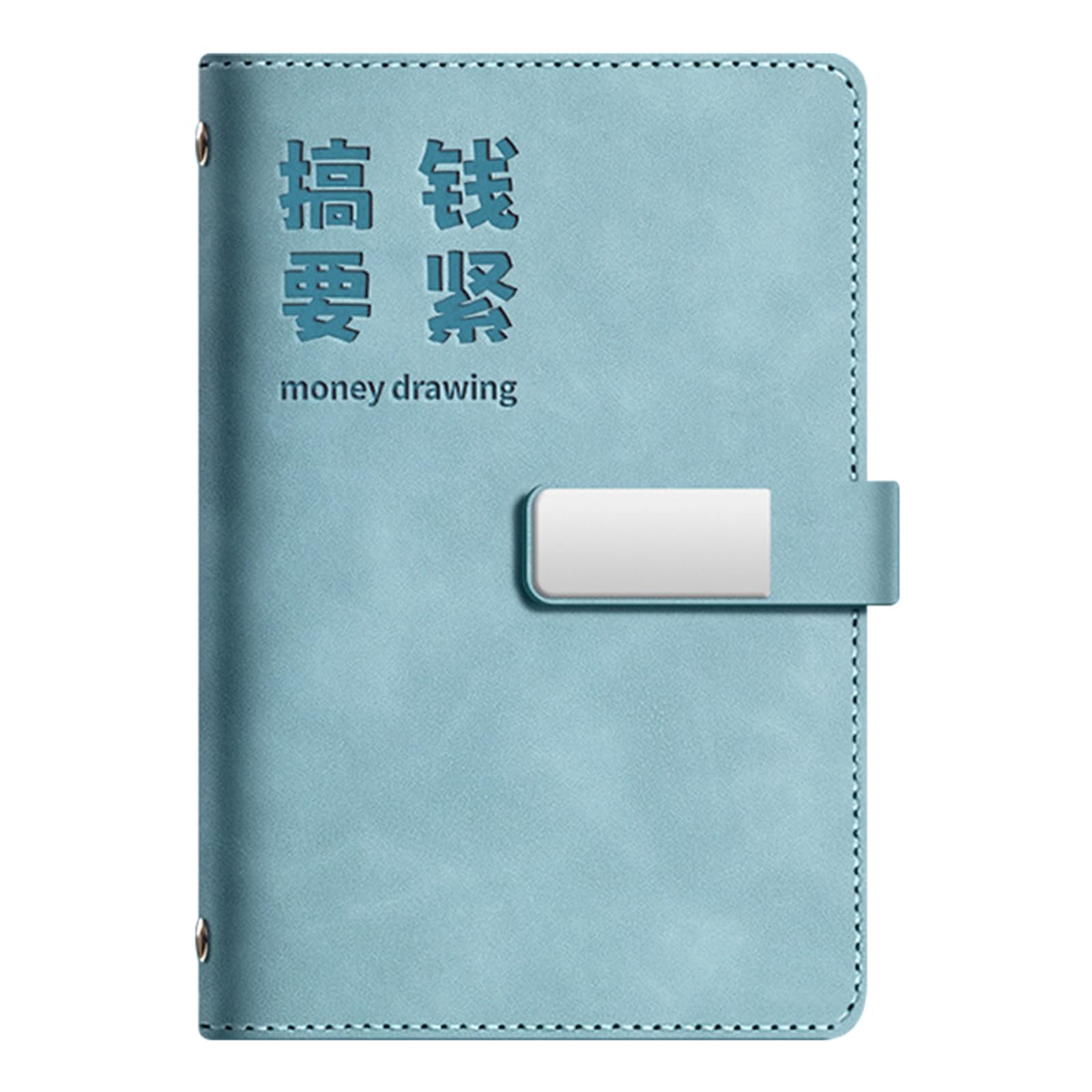 NVOQILIN Budget Planner Refillable 90 Pages 6 Rings Binder Covers Money Organiser for Daily Savings Money Saving Journal