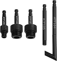 Vista 8 de 5 adaptadores de llenado de ATF con válvula de bola y conector rápido, adaptador de rellenado de fluido de transmisión automática compatible con VW