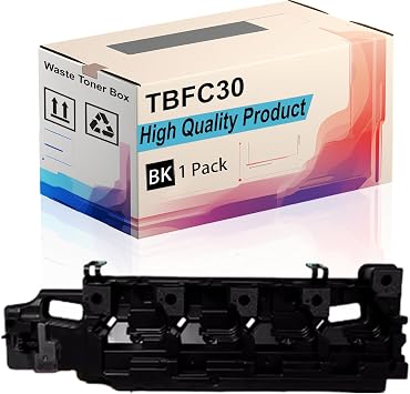 TBFC30 Waste Toner Box Compatible for Toshiba E Studio 2500AC 2510AC 2520AC 2550C 2551C Printers, High Yield 40000 Pages, Print More Pages Black