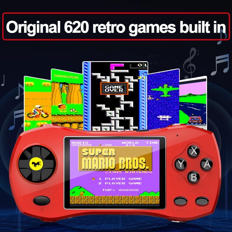 A Red Retro Classic Games Children's新品 A Red Retro Classic Games Children's Handheld Small Game