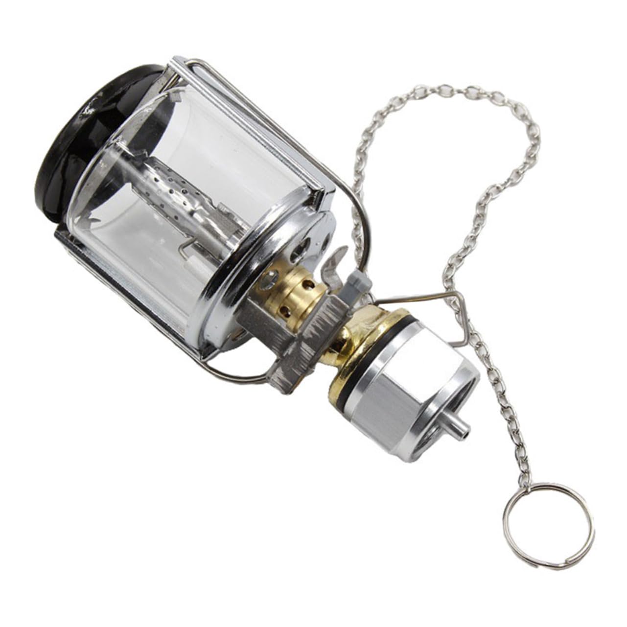 Sosoport 1 Set Gas Lanterns Outdoor Camping Light Gas Powered Lamp for Emergency