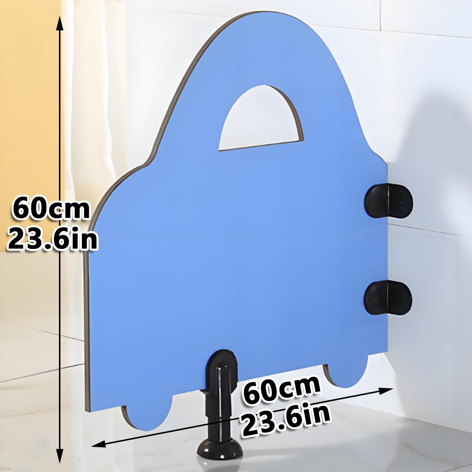Divisorio per orinatoio per Bambini, divisorio per WC a Pavimento per Bambini, Schermo per la Privacy dell'asilo, deflettore per bagni a Misura di Bambino, divisorio Sicuro e resis