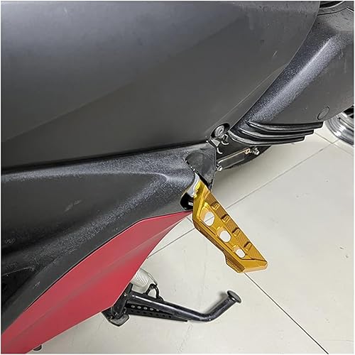 Miniatura 2 de Motorcycle Rear Passenger Footrest Foot Rest Pegs Pedals Compatible With XMAX300 XMAX250 XMAX125 XMAX 300 X-MAX 250 125 400 (Color  Blue)