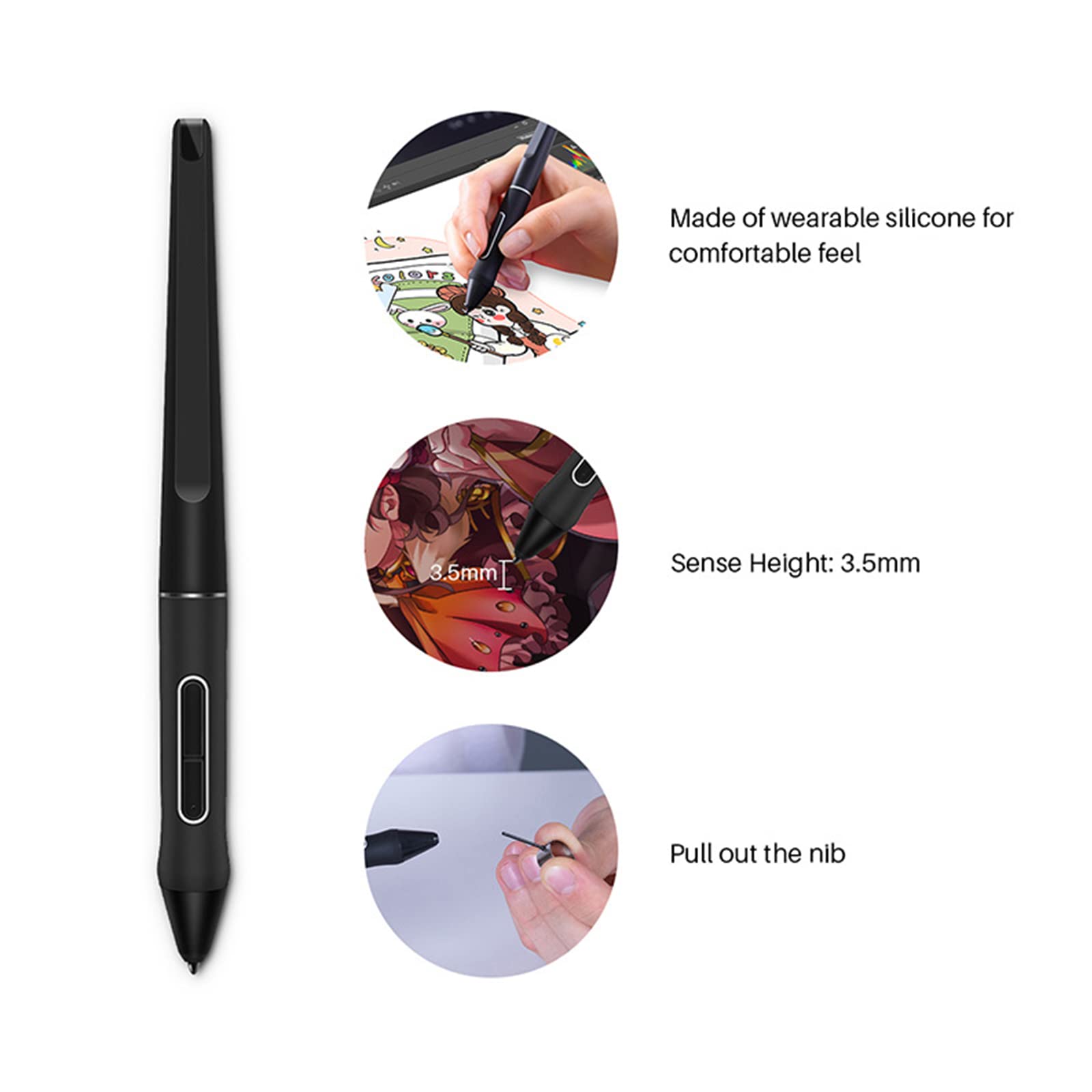 Kamvas13 22 12 GS1562 / GS1161 / GS2201 / GT-2202 8192 / Sensitivity PW517 Digital Painting Pen
