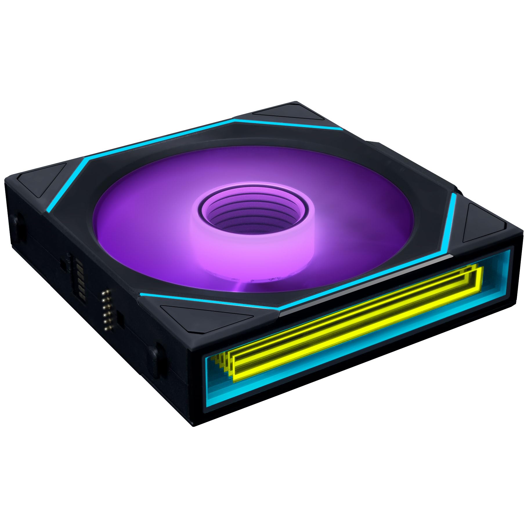 Kit 3 Fans Lian Li Uni Fan SL infinity Wireless RGB Preto 120 mm