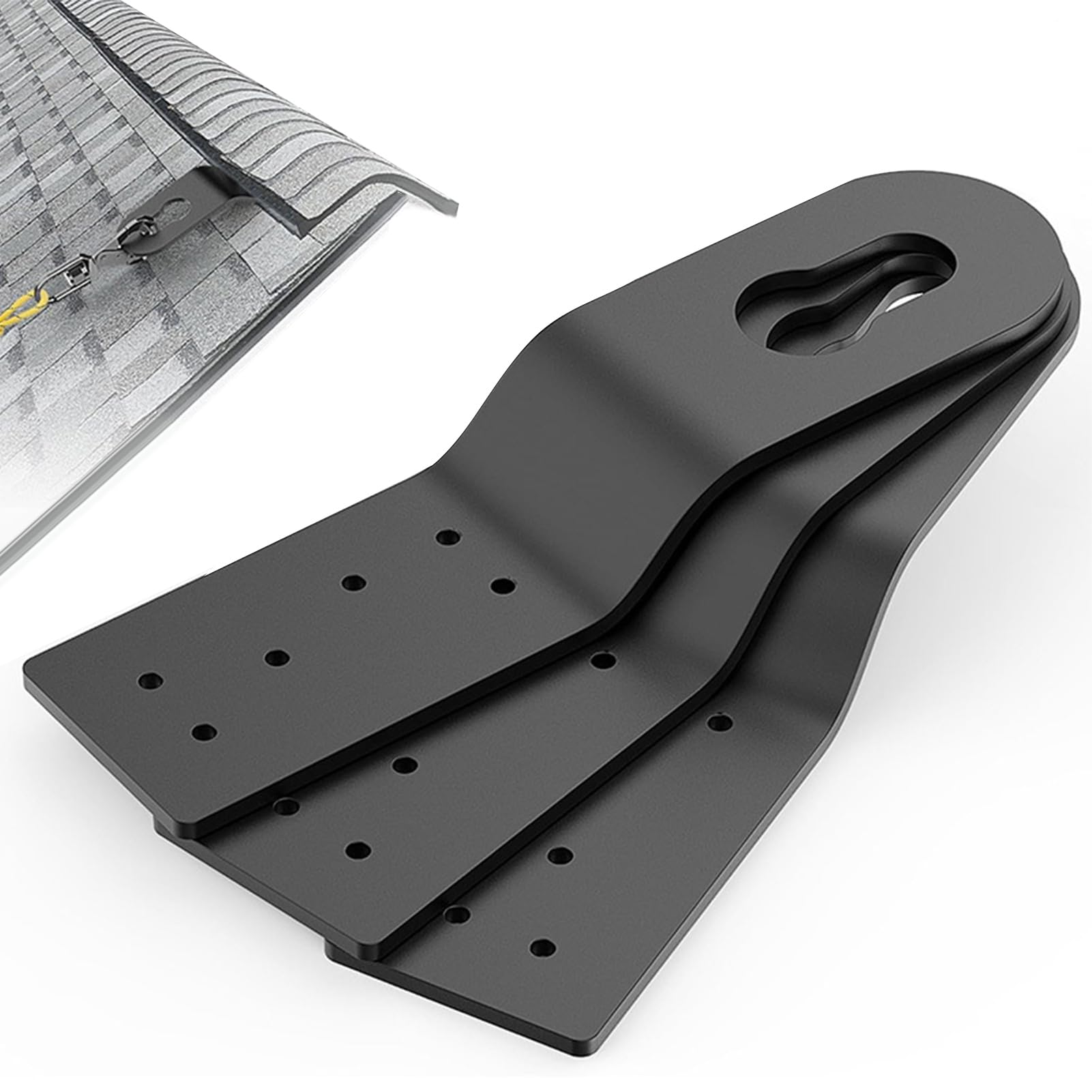 Ancrage de Protection Contre Les Chutes de Toit, Clip d'attelage d'ancrage de sécurité pour Toit,Ancrages de permanents 3 pièces - À Utiliser avec Un Harnais de toiture, Un Harnais de sécurité, d