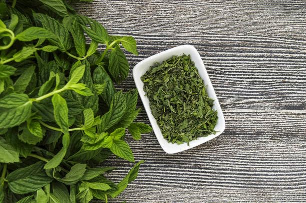 Miniatura 9 de YAFA Menta seca para cocinar - Hierbas secas - Hojas de menta seca - Hierbas orgánicas de hierbabuena hoja suelta - Sabor de Palestina - Hoja suelta