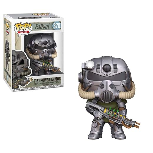 Sale Funko Pop! Games: Fallout - T-51 Power Armor, Standard, Multicolor