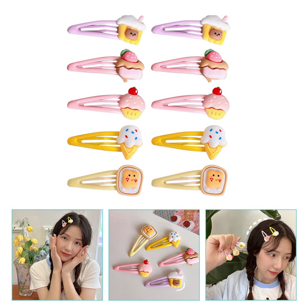 Amazon.co.jp: ヘアピン 10 個アイスクリームヘアクリップケーキ