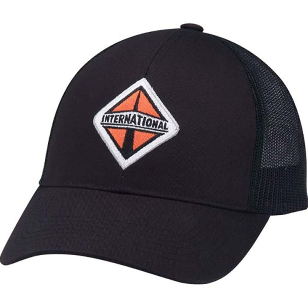 International Trucks Lightweight Black Mesh Snapback Cap